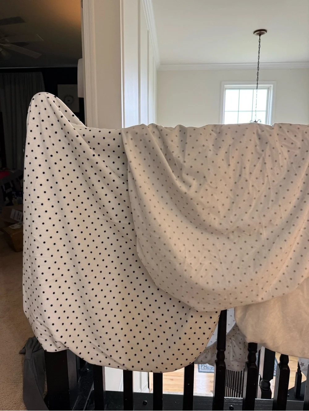 Bundle of 7 pottery barn baby crib sheets (6 chamois)